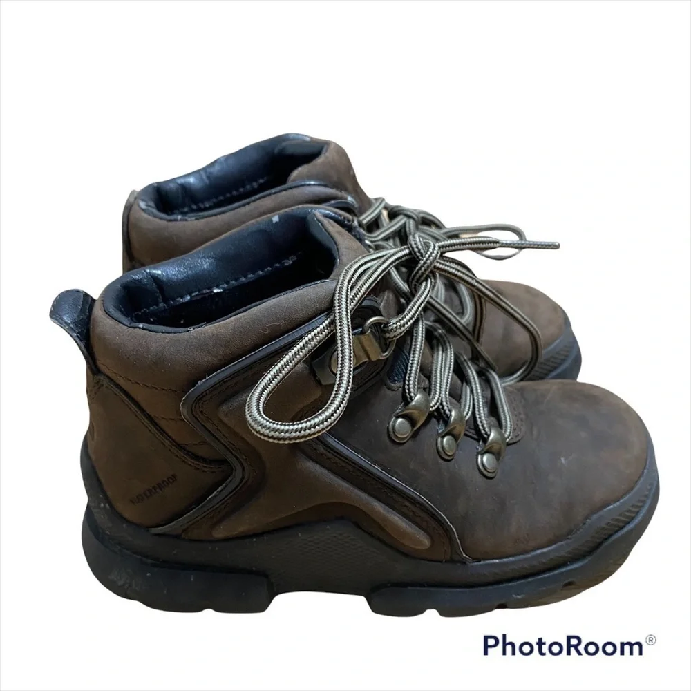 Sperry Brown Leather Outdoors Boots Sz 11.5 Boys Kids Toddler